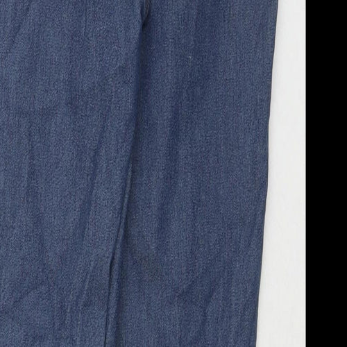 Marks and Spencer Womens Blue Cotton Jegging Jeans Size 14 L26 in Regular