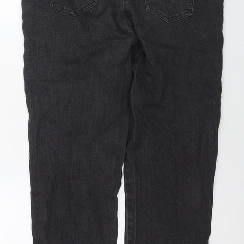 Cotton Traders Womens Black Cotton Jegging Jeans Size 12 L26 in Regular Zip