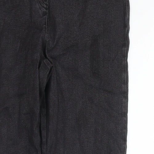 Cotton Traders Womens Black Cotton Jegging Jeans Size 12 L26 in Regular Zip