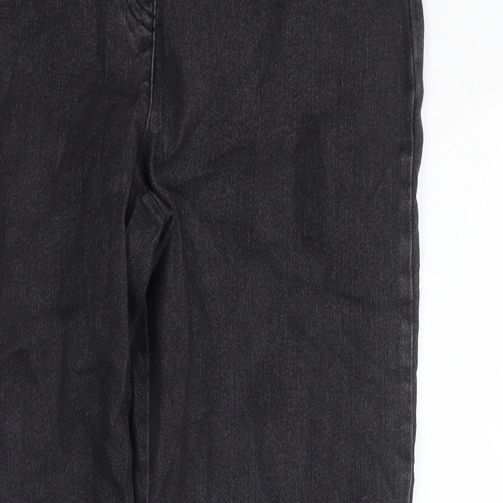 Cotton Traders Womens Black Cotton Jegging Jeans Size 12 L26 in Regular Zip