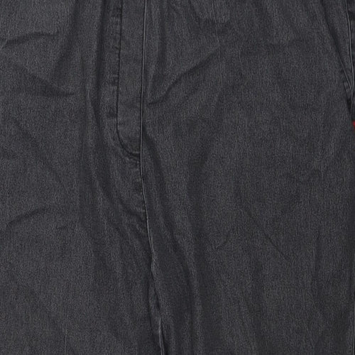 Mian Womens Grey Cotton Capri Jeans Size 24 L20 in Regular