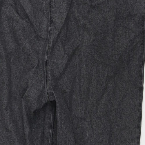 Mian Womens Grey Cotton Capri Jeans Size 24 L20 in Regular