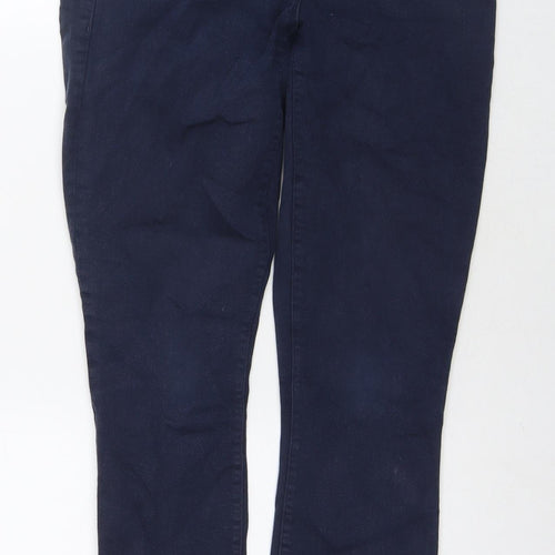 Gap Womens Blue Cotton Cropped Jeans Size 8 L26 in Regular Zip