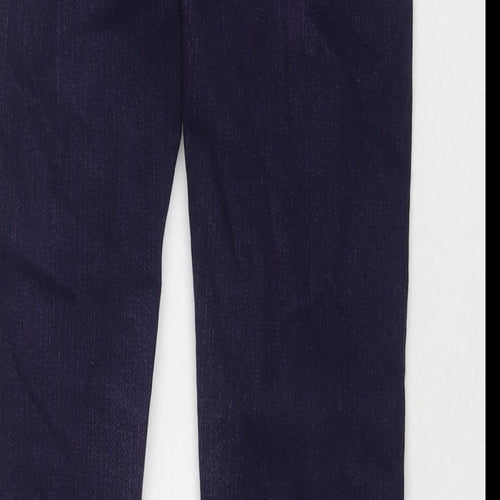 River Island Womens Purple Cotton Bootcut Jeans Size 6 L29 in Regular Zip