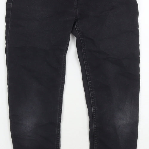 TU Girls Blue Cotton Skinny Jeans Size 9 Years L22 in Regular Zip