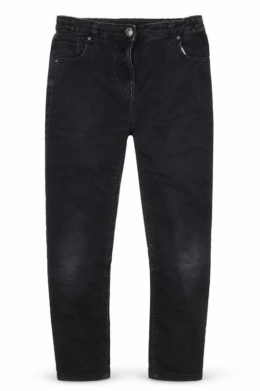 TU Girls Blue Cotton Skinny Jeans Size 9 Years L22 in Regular Zip
