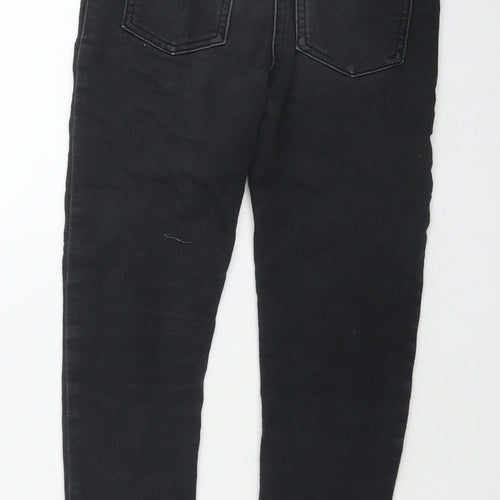 TU Girls Blue Cotton Skinny Jeans Size 9 Years L22 in Regular Zip