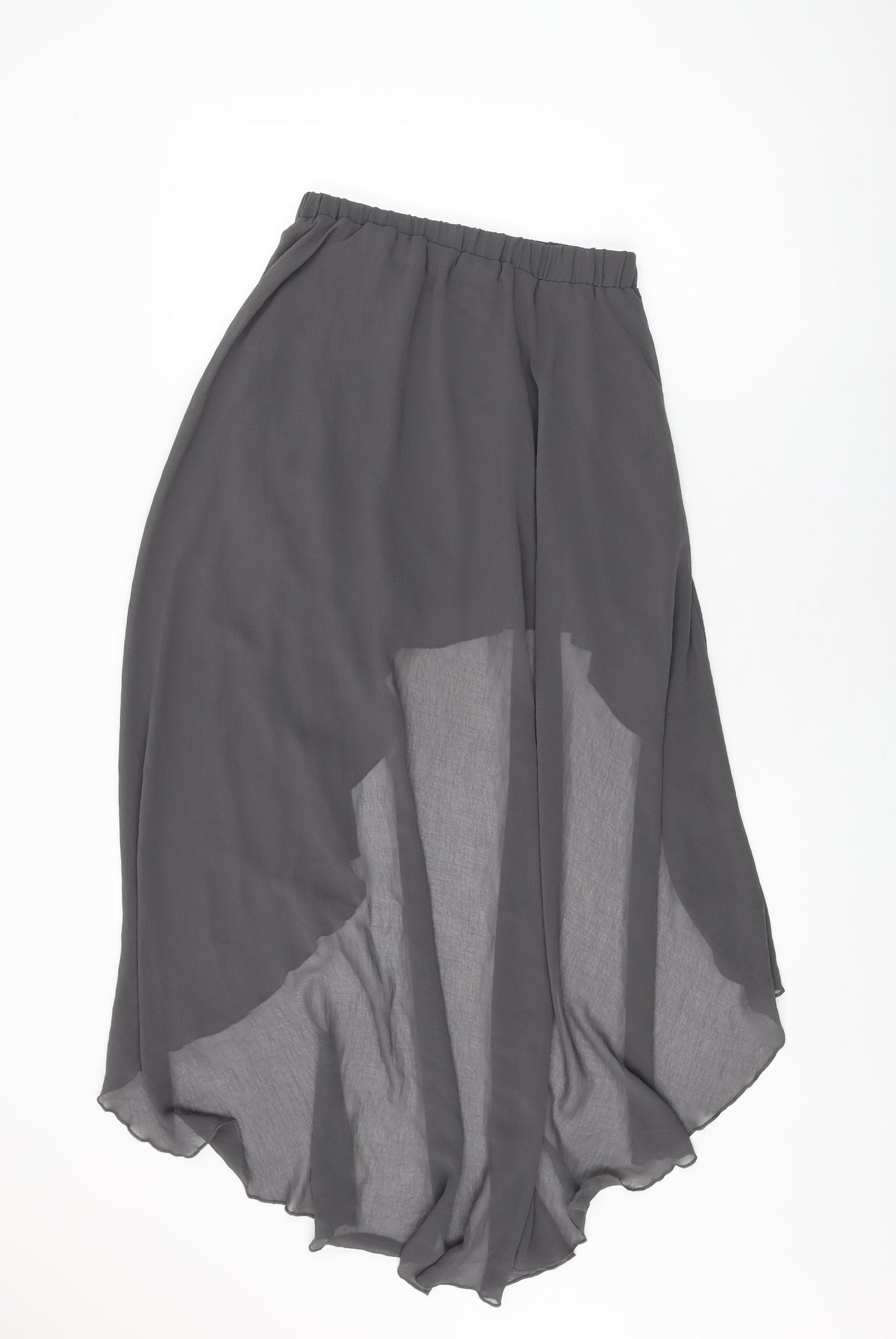 New Look Womens Grey Polyester Swing Skirt Size 10