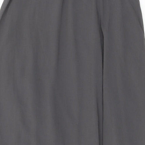 New Look Womens Grey Polyester Swing Skirt Size 10