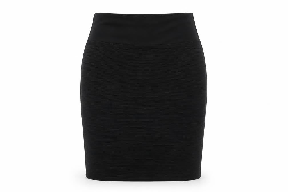 Marks and Spencer Womens Black Acrylic Straight & Pencil Skirt Size 12