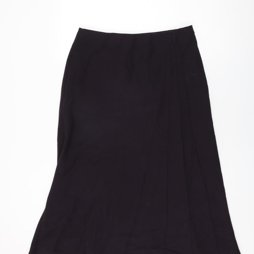 Marks and Spencer Womens Purple Polyester Swing Skirt Size 16