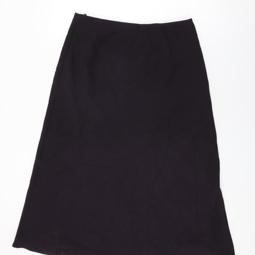 Marks and Spencer Womens Purple Polyester Swing Skirt Size 16