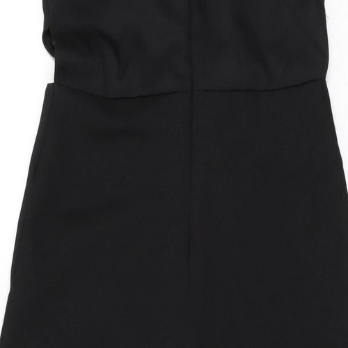 Lipsy Girls Black Polyester Jumpsuit One-Piece Size 12 Years L27 in Zip