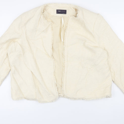 Marks and Spencer Womens Ivory Jacket Size 18