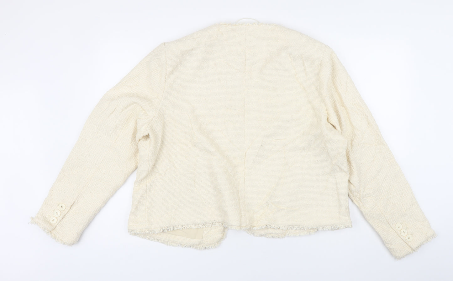 Marks and Spencer Womens Ivory Jacket Size 18