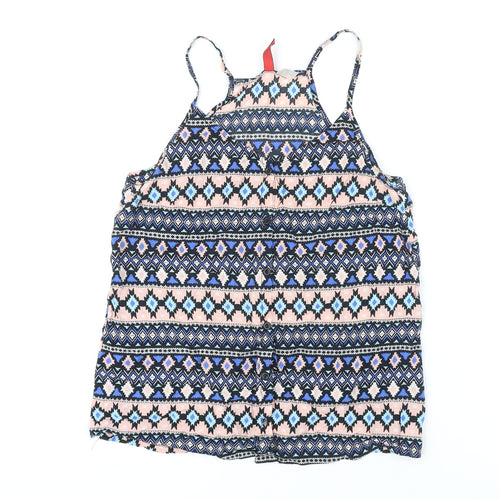 Divided by H&M Womens Multicoloured Viscose Basic Button-Up Size 6 Halter