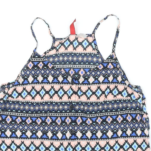 Divided by H&M Womens Multicoloured Viscose Basic Button-Up Size 6 Halter