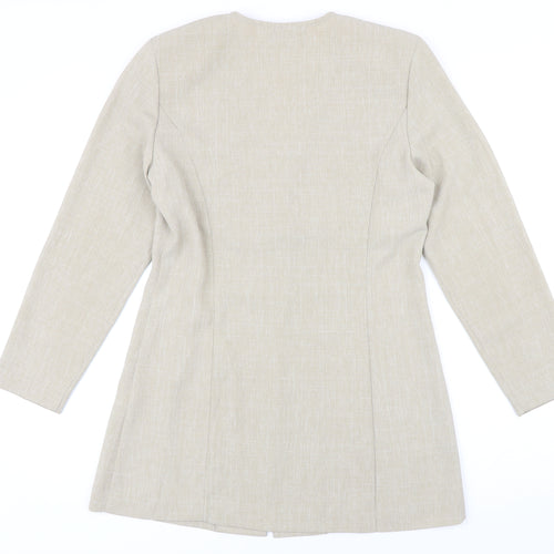 Legacy Womens Beige Jacket Size 10 Button