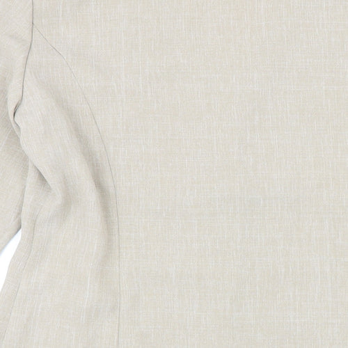 Legacy Womens Beige Jacket Size 10 Button
