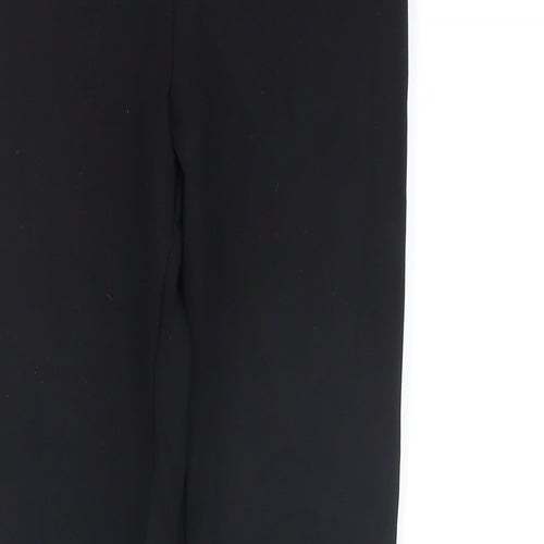 NEXT Girls Black Viscose Jogger Trousers Size 13 Years L26 in Regular