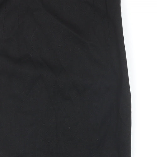 NEXT Womens Black Polyester Straight & Pencil Skirt Size 6 Zip