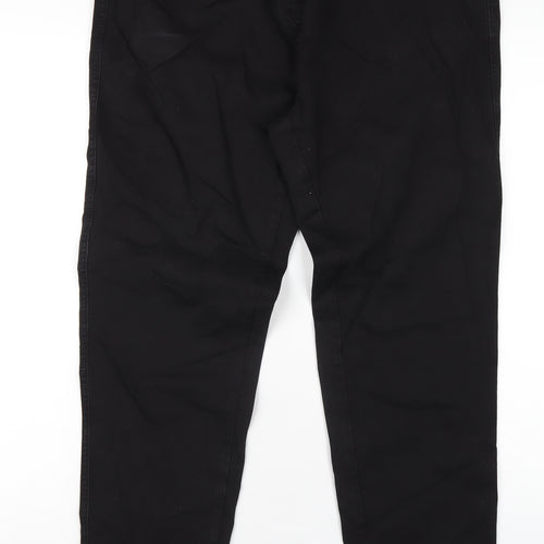 TU Womens Black Cotton Jegging Jeans Size 18 L28 in Regular
