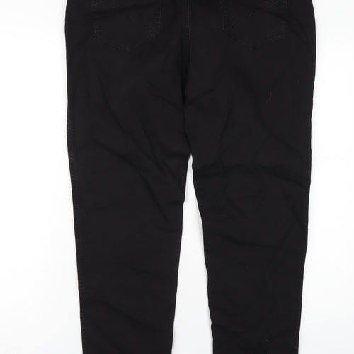 TU Womens Black Cotton Jegging Jeans Size 18 L28 in Regular