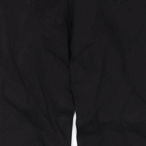 TU Womens Black Cotton Jegging Jeans Size 18 L28 in Regular