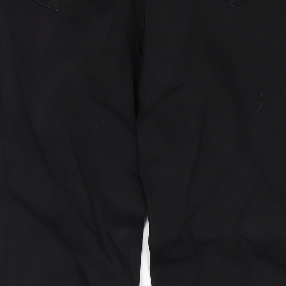 TU Womens Black Cotton Jegging Jeans Size 18 L28 in Regular