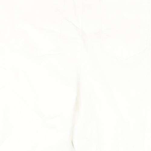 Matalan Womens White Cotton Jegging Jeans Size 18 L22 in Regular
