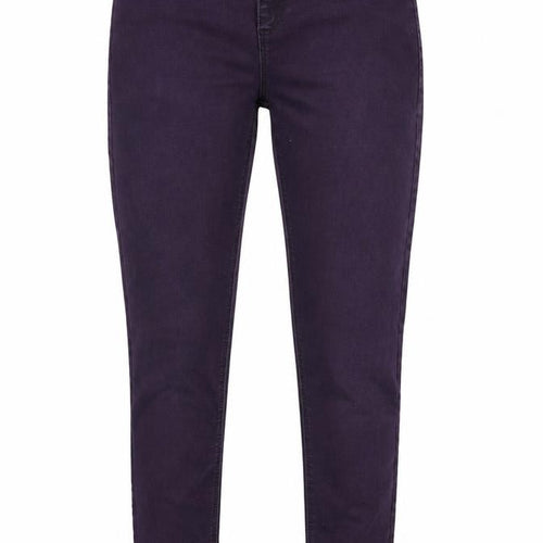 Dorothy Perkins Womens Purple Cotton Skinny Jeans Size 10 L30 in Regular Zip