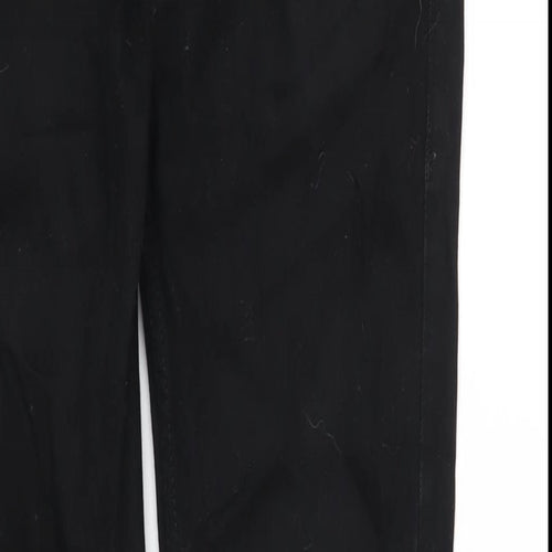 Topman Mens Black Cotton Skinny Jeans Size 30 in L32 in Regular Zip