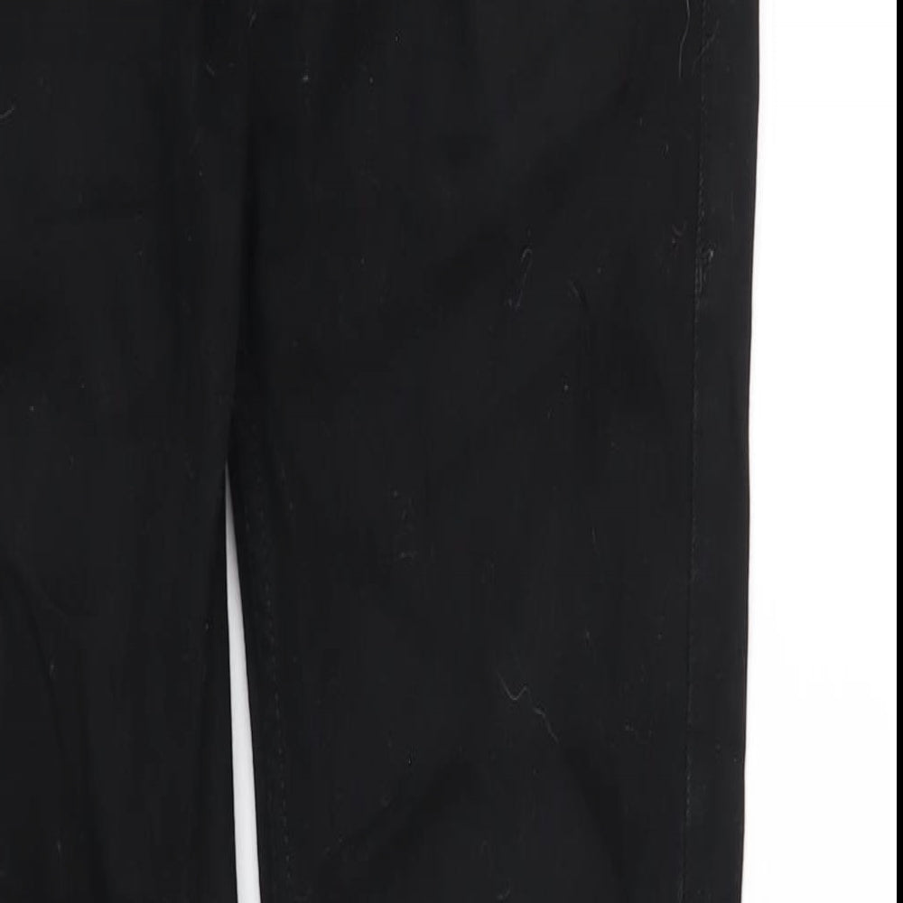 Topman Mens Black Cotton Skinny Jeans Size 30 in L32 in Regular Zip