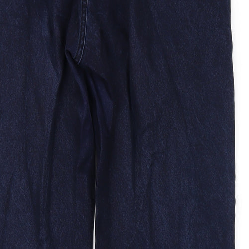 Dejour Womens Blue Cotton Straight Jeans Size 10 L29 in Regular Zip