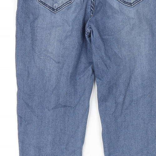 H&M Girls Blue Cotton Jegging Jeans Size 14 Years L29 in Regular Pullover