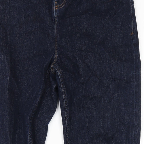 NEXT Boys Black Cotton Straight Jeans Size 15 Years L29 in Regular Zip