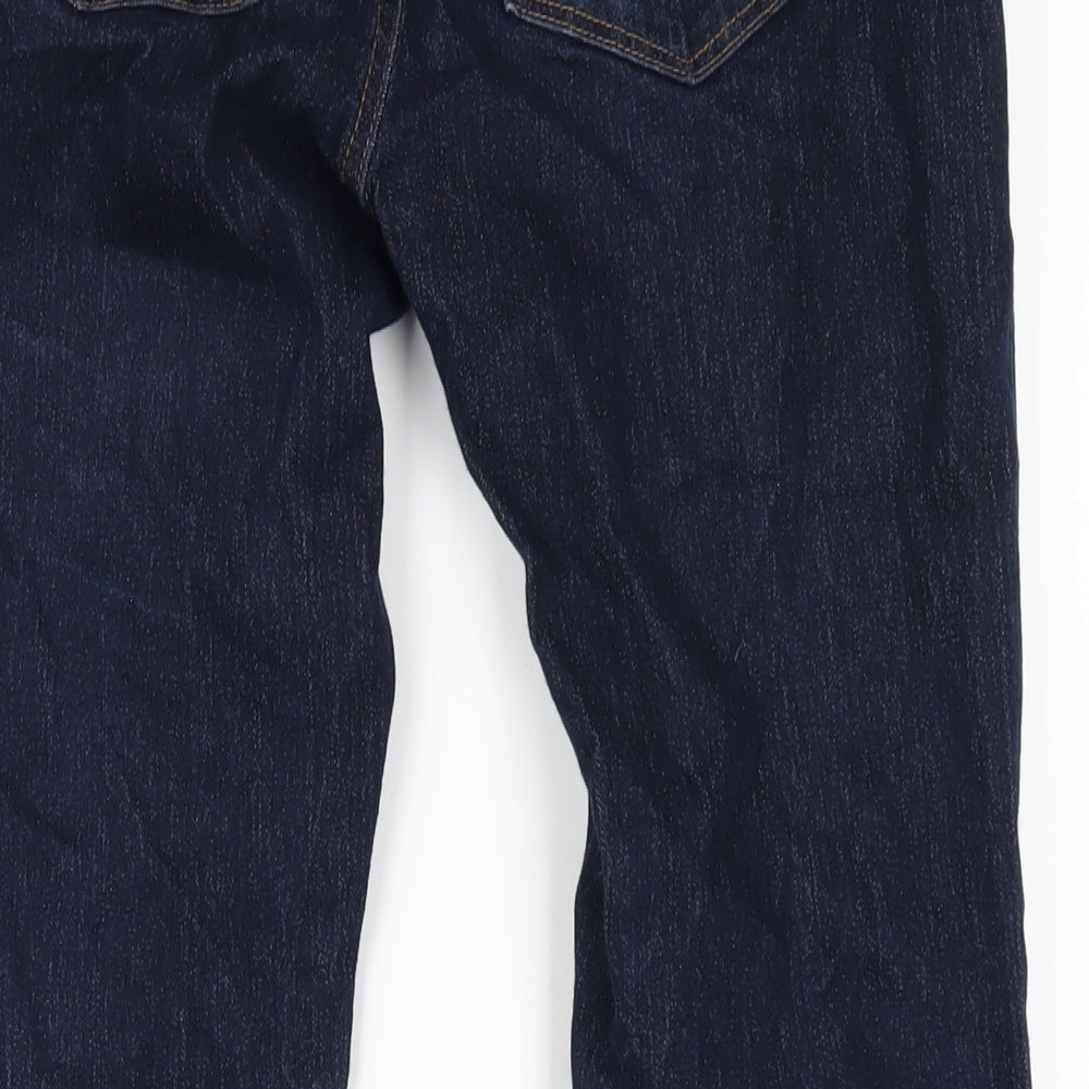 NEXT Boys Black Cotton Straight Jeans Size 15 Years L29 in Regular Zip