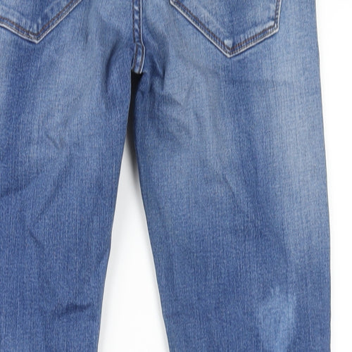 DENIM 365 Mens Blue Cotton Straight Jeans Size 30 in L28 in Slim Zip