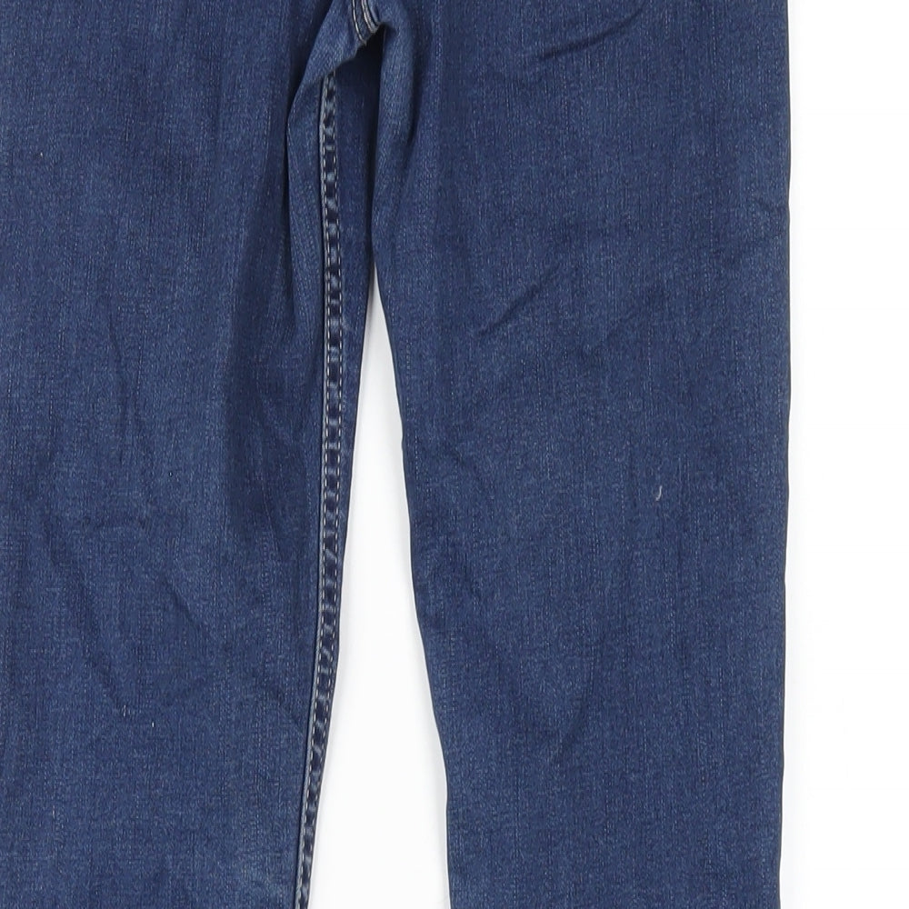 H&M Girls Blue Cotton Jegging Jeans Size 14 Years L29 in Regular Pullover