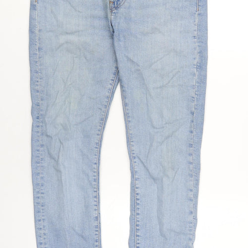 Levi's Mens Blue Cotton Skinny Jeans Size 33 in L32 in Regular Zip