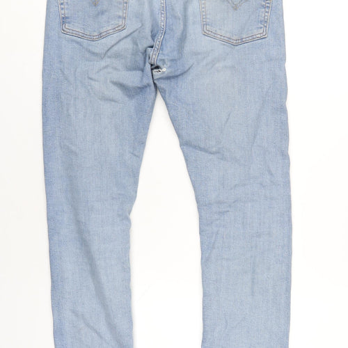 Levi's Mens Blue Cotton Skinny Jeans Size 33 in L32 in Regular Zip