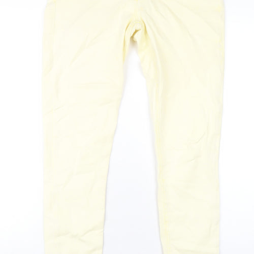 Scotch & Soda Womens Yellow Cotton Skinny Jeans Size 30 in L32 in Regular Zip