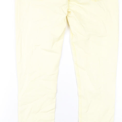 Scotch & Soda Womens Yellow Cotton Skinny Jeans Size 30 in L32 in Regular Zip