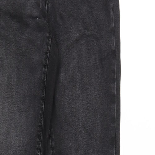 Denim & Co. Womens Black Cotton Skinny Jeans Size 12 L30 in Regular Zip