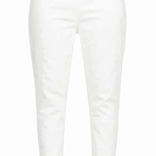 Betty Barclay Womens White Cotton Skinny Jeans Size 34 in L32 in Regular Zip