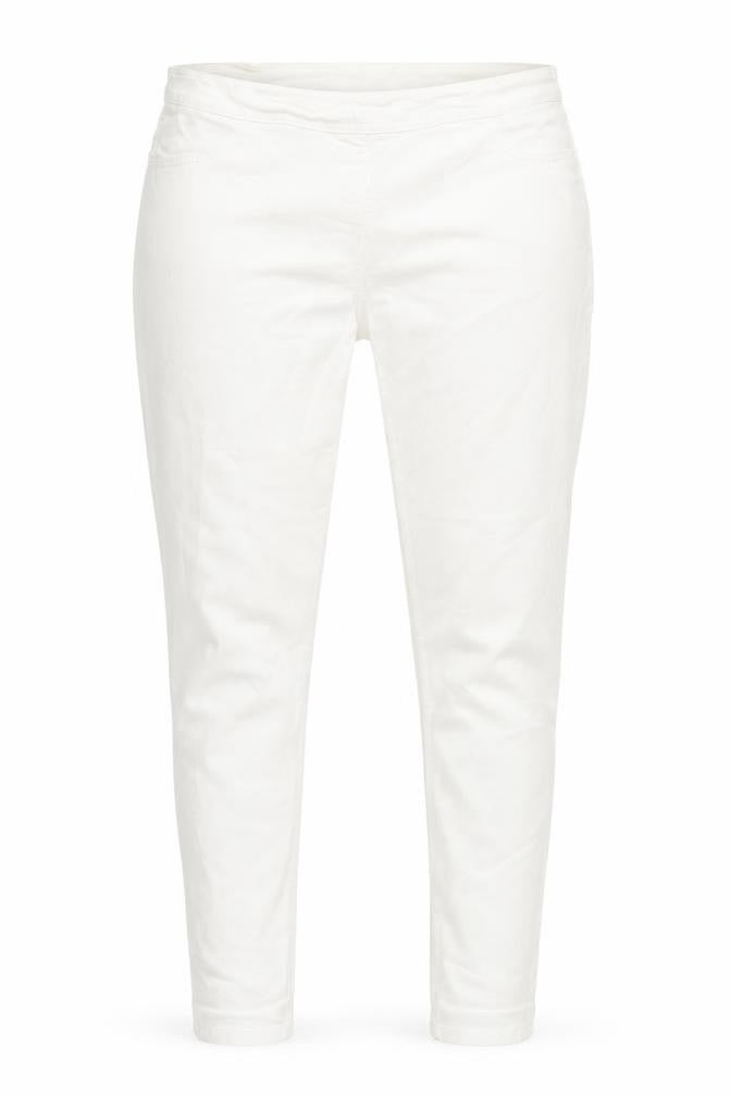 Betty Barclay Womens White Cotton Skinny Jeans Size 34 in L32 in Regular Zip