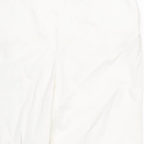 Betty Barclay Womens White Cotton Skinny Jeans Size 34 in L32 in Regular Zip