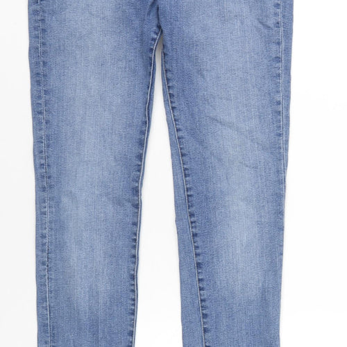 H&M Womens Blue Cotton Skinny Jeans Size 29 in L31 in Regular Zip