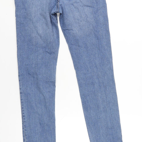 H&M Womens Blue Cotton Skinny Jeans Size 29 in L31 in Regular Zip