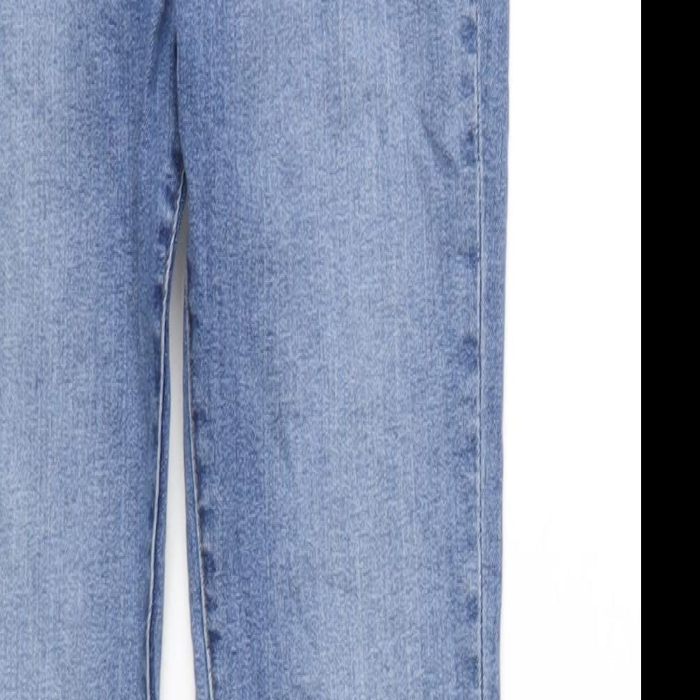 H&M Womens Blue Cotton Skinny Jeans Size 29 in L31 in Regular Zip